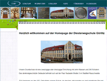 Tablet Screenshot of diesterwegschule.goerlitz.de